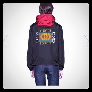 Gucci logo windbreaker